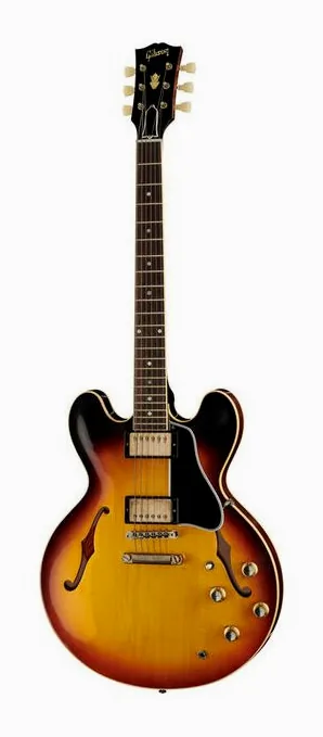 Gibson 1961 ES-335 Reissue VB VOS fotografato frontalmente