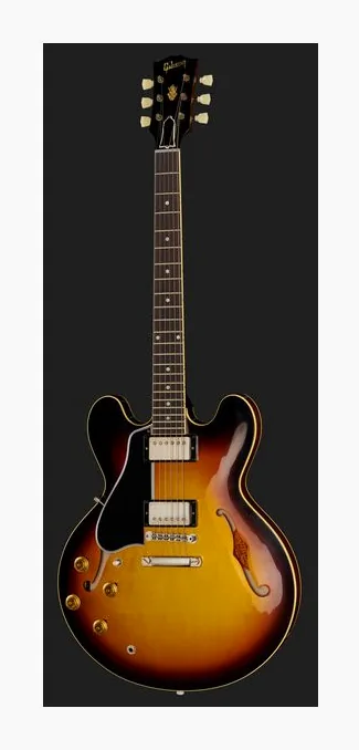 Gibson 1959 ES-335 Reissue VB VOS LH, pickup e manopole dei controlli