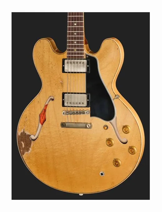 Gibson 1959 ES-335 Reissue VN UHA #1, capotasto e prime posizioni della tastiera