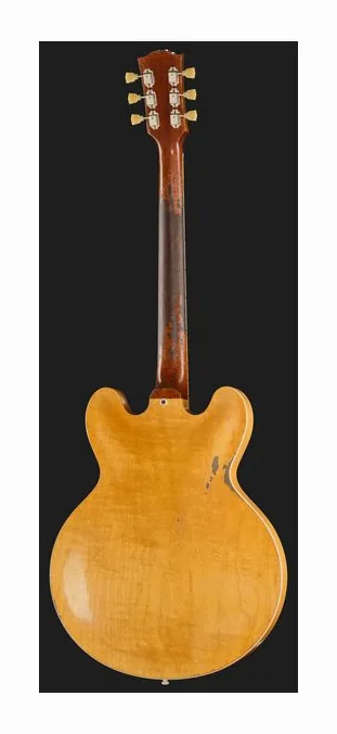 Gibson 1959 ES-335 Reissue VN UHA #3, curve del body viste dall'alto