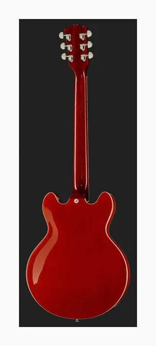 Gibson ES-339 60s Cherry, manico e tastiera visti di lato