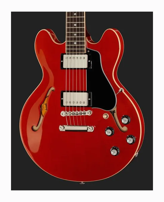 Gibson ES-339 60s Cherry, pickup e manopole dei controlli