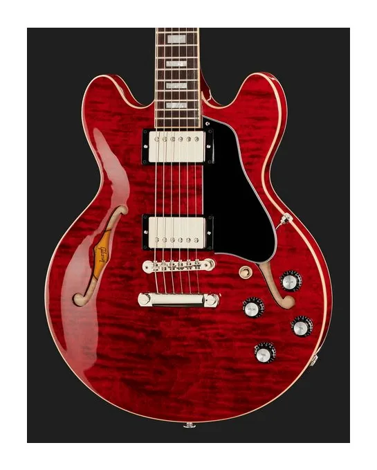 Gibson ES-339 Figured 60s Cherry, selettore pickup e jack di uscita