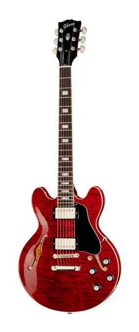 Gibson ES-339 Figured 60s Cherry visto di fronte