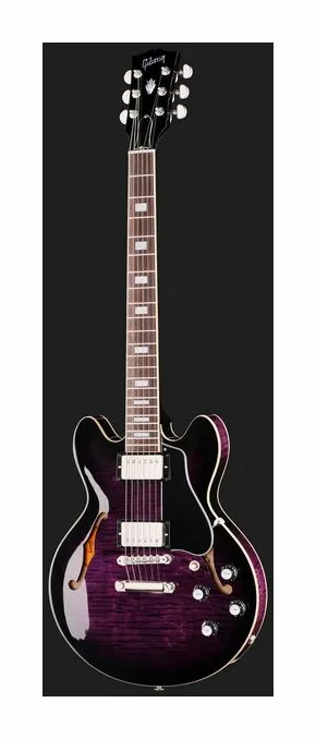 Gibson ES-339 Figured D Purple Burst, manico e tastiera visti di lato
