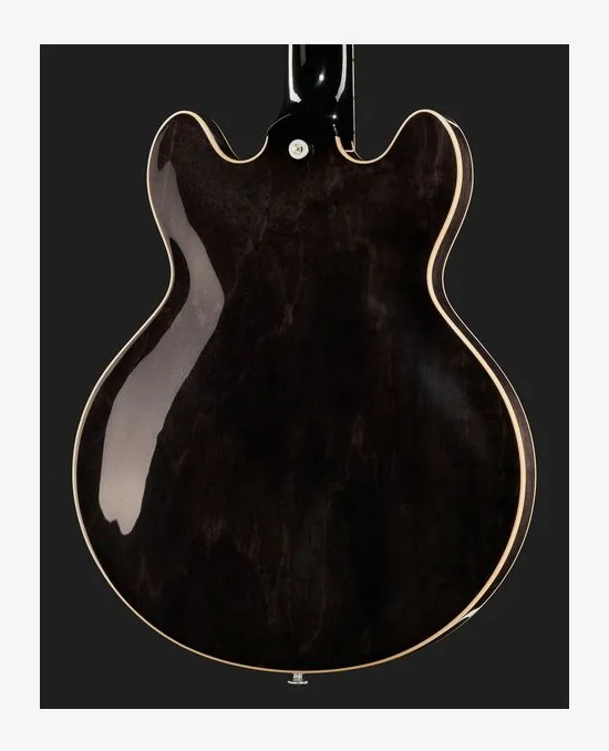 Gibson ES-339 Trans Ebony, pickup e manopole dei controlli