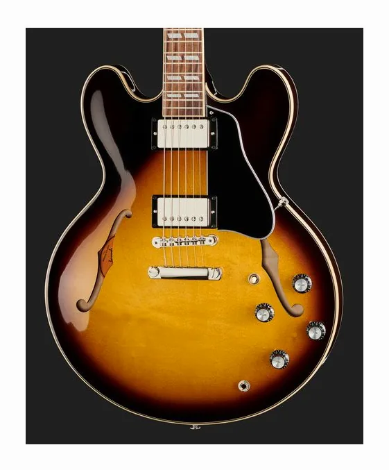 Gibson ES-345 Vintage Burst, profilo laterale del corpo