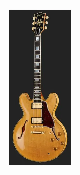 Gibson 1959 ES-355 Reissue VN VOS, corpo e verniciatura in primo piano