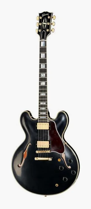 Gibson 1959 ES-355 Reissue EB VOS in primo piano frontale