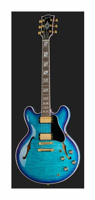 Gibson ES Supreme Blueberry Burst, vista posteriore del corpo