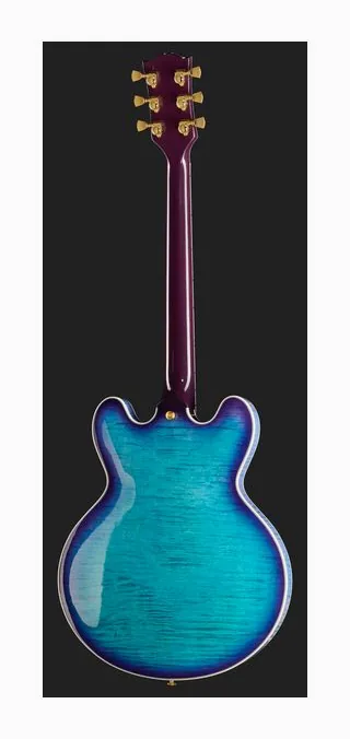 Gibson ES Supreme Blueberry Burst, selettore pickup e jack di uscita