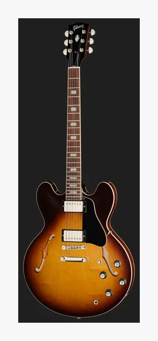 Gibson ES-335 60s Vintage Burst, capotasto e prime posizioni della tastiera