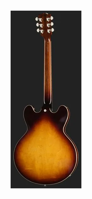 Gibson ES-335 60s Vintage Burst, pickup e manopole dei controlli