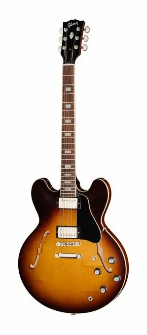 Gibson ES-335 60s Vintage Burst fotografato frontalmente