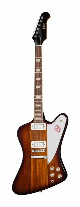 Gibson Firebird Platypus Tobacco SB in primo piano frontale