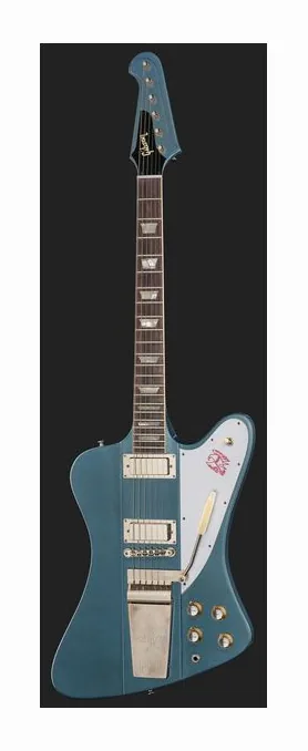 Gibson 1963 Firebird V Reissue PB ULA, corpo e verniciatura in primo piano
