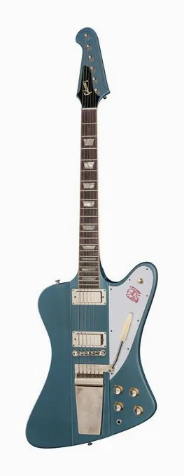 Gibson 1963 Firebird V Reissue PB ULA fotografato frontalmente