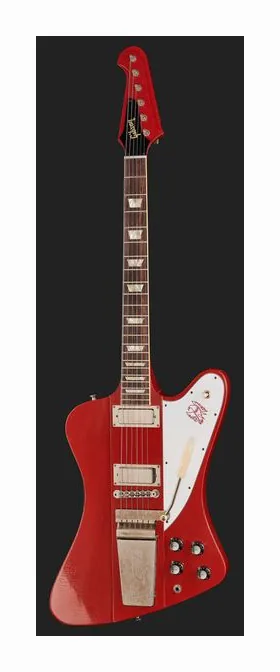 Gibson 1963 Firebird V Reissue ER ULA, corpo e verniciatura in primo piano