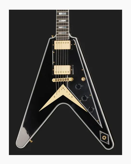 Gibson Flying V Custom EB, manico e tastiera visti di lato