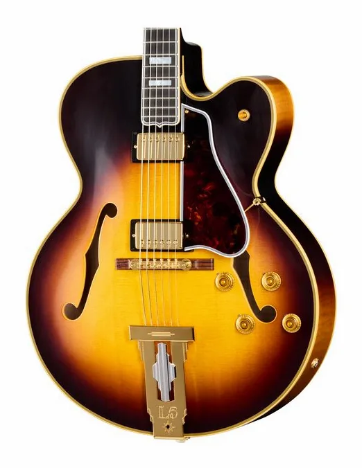 Gibson 1957 L-5 CES Reissue VS, pickup e manopole dei controlli