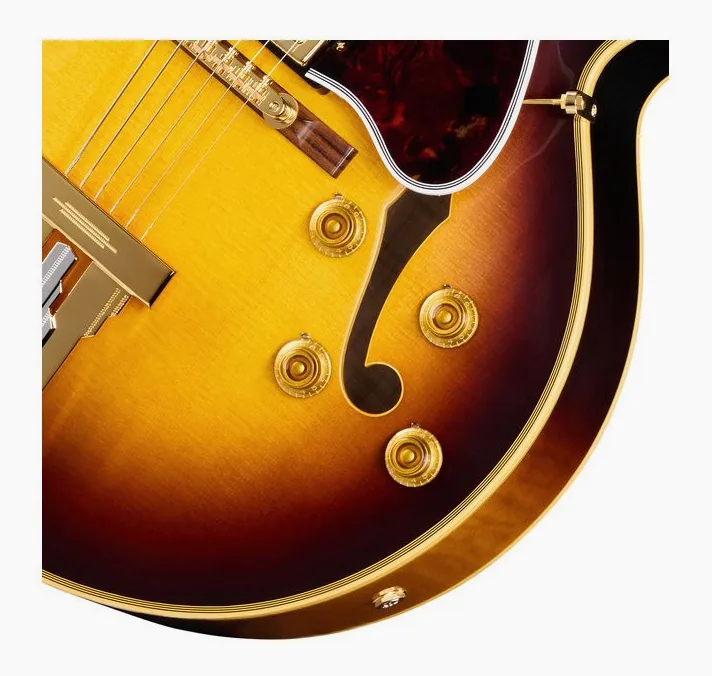 Gibson 1957 L-5 CES Reissue VS, selettore pickup e jack di uscita