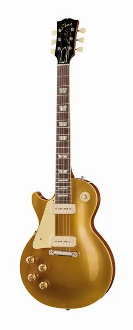 Gibson Les Paul 54 Goldtop VOS LH fotografato frontalmente