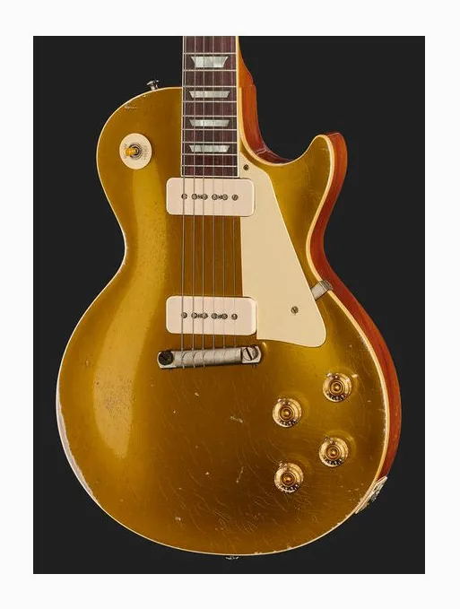 Gibson Les Paul 54 Goldtop Heavy Aged, profilo laterale del corpo