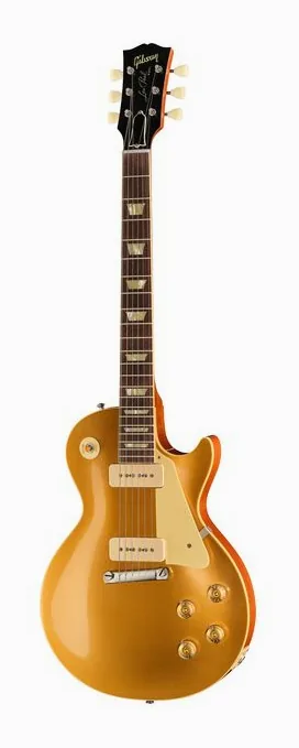 Gibson Les Paul 54 Goldtop VOS fotografato frontalmente