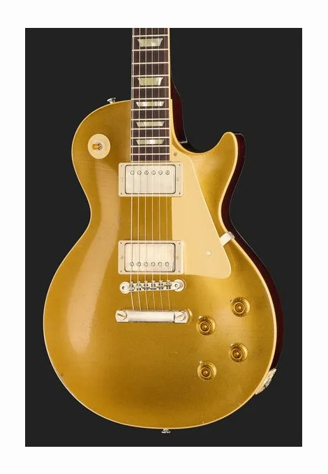 Gibson Les Paul 57 Goldtop DB LA, pickup e manopole dei controlli