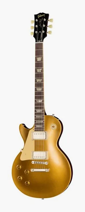 Gibson Les Paul 57 Goldtop DB VOS LH fotografato frontalmente