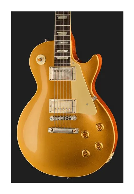 Gibson Les Paul 57 Goldtop VOS, corpo e verniciatura in primo piano