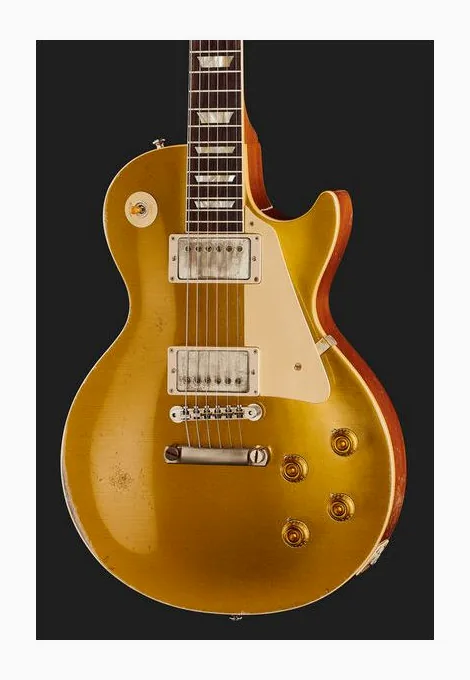 Gibson Les Paul 57 Goldtop UHA, manico e tastiera visti di lato