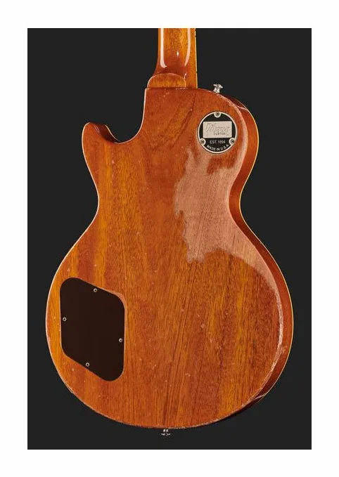 Gibson Les Paul 57 Goldtop UHA, curve del body viste dall'alto
