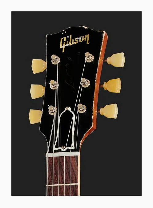 Gibson Les Paul 57 Goldtop UHA, vista posteriore del corpo
