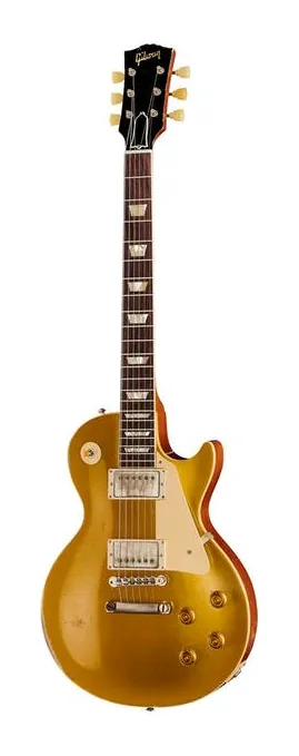 Gibson Les Paul 57 Goldtop UHA visto di fronte