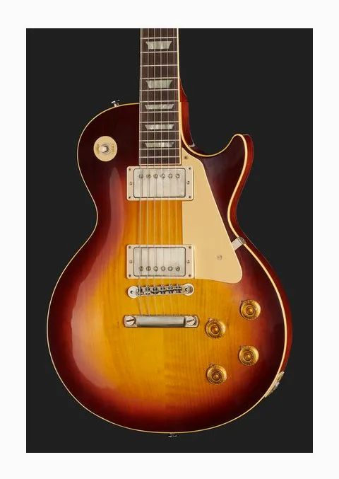 Gibson Les Paul 58 Bourbon Burst ULA, capotasto e prime posizioni della tastiera