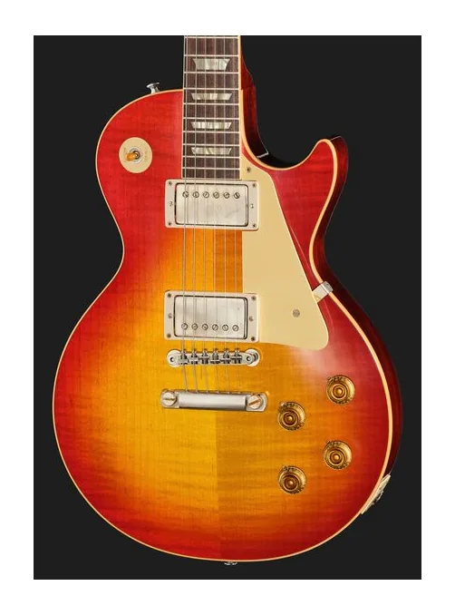 Gibson Les Paul 58 Washed Cherry VOS, manico e tastiera visti di lato