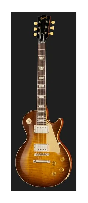Gibson Les Paul 59 GPB Heavy Aged, corpo e verniciatura in primo piano