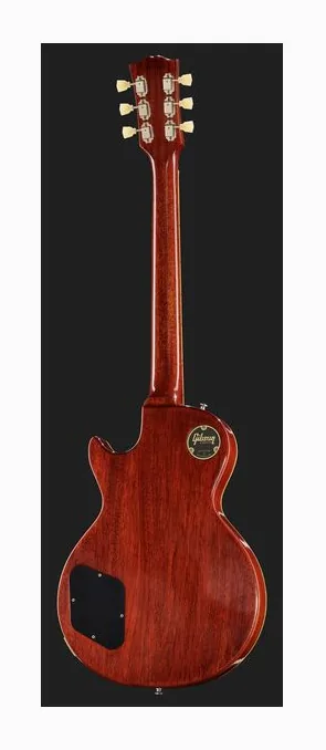 Gibson Les Paul 59 Southern Fade ULA, curve del body viste dall'alto
