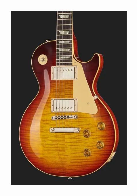Gibson Les Paul 59 Southern Fade ULA, curve del body viste dall'alto