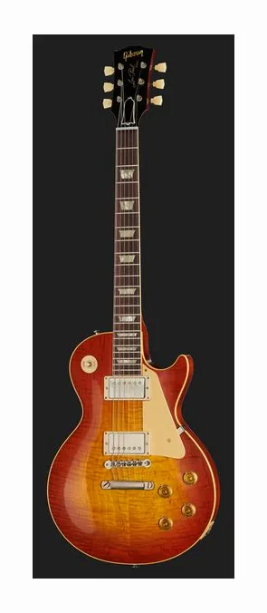 Gibson Les Paul 59 STB ULA, corpo e verniciatura in primo piano