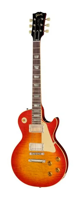 Gibson Les Paul 59 Washed Ch VOS #2 visto di fronte