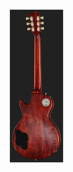 Gibson Les Paul 59 Washed Ch VOS, curve del body viste dall'alto