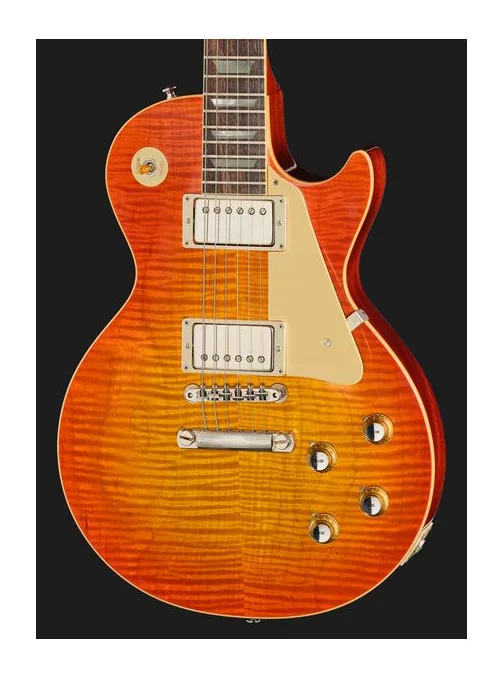 Gibson Les Paul 60 Tangerine BurstVOS, profilo laterale del corpo