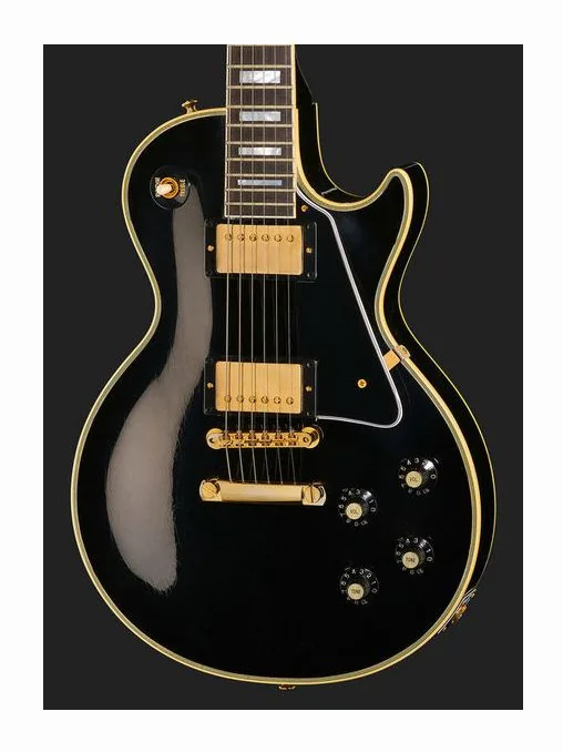 Gibson Les Paul 68 Custom Ebony ULA, vista posteriore del corpo