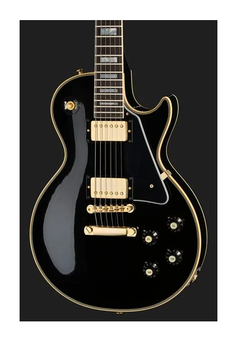 Gibson Les Paul 68 Custom Reissue EB, paletta con meccaniche e logo