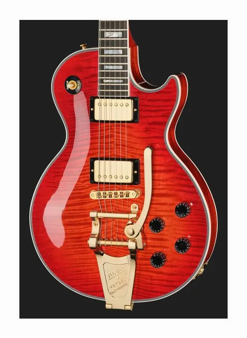 Gibson Les Paul C Bigsby HPT Firemist, profilo laterale del corpo