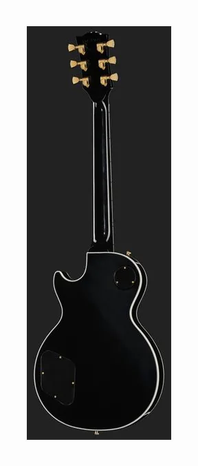 Gibson Les Paul Custom 70s Ebony, capotasto e prime posizioni della tastiera