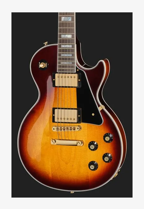 Gibson Les Paul Custom 70s Tobacco B, capotasto e prime posizioni della tastiera