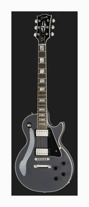 Gibson Les Paul Custom Arctic Blast, curve del body viste dall'alto